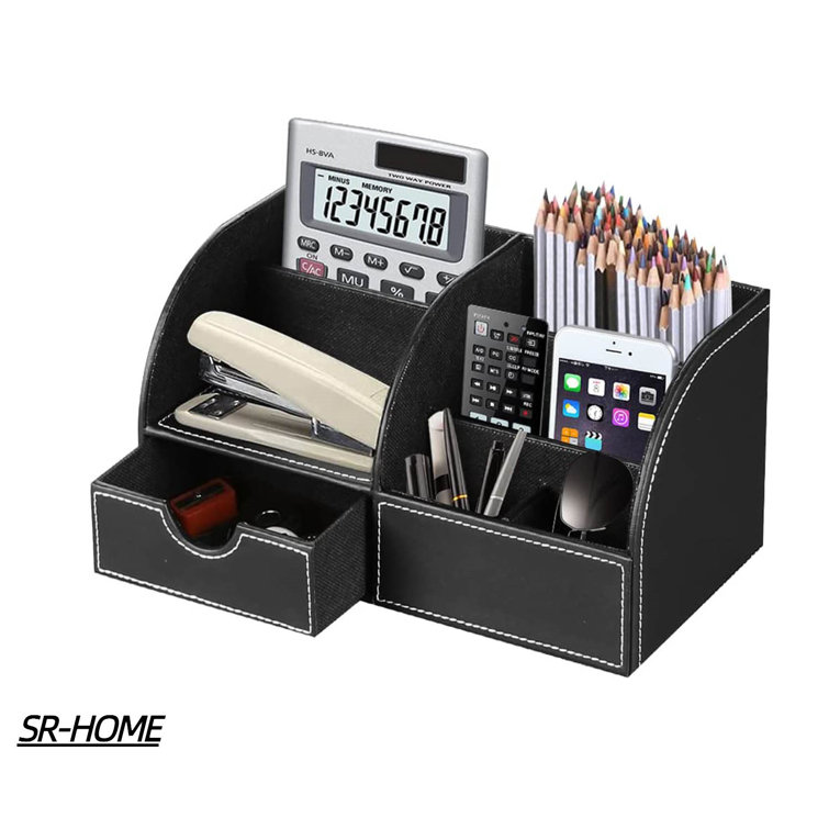 SRHOME Desk Organizer with Drawer Wayfair